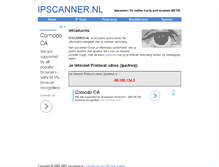 Tablet Screenshot of ipscanner.nl